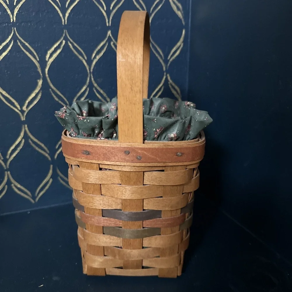Longaberger Vintage Shades Of Autumn Peg Basket Collectible Bittersweet‎ 1992